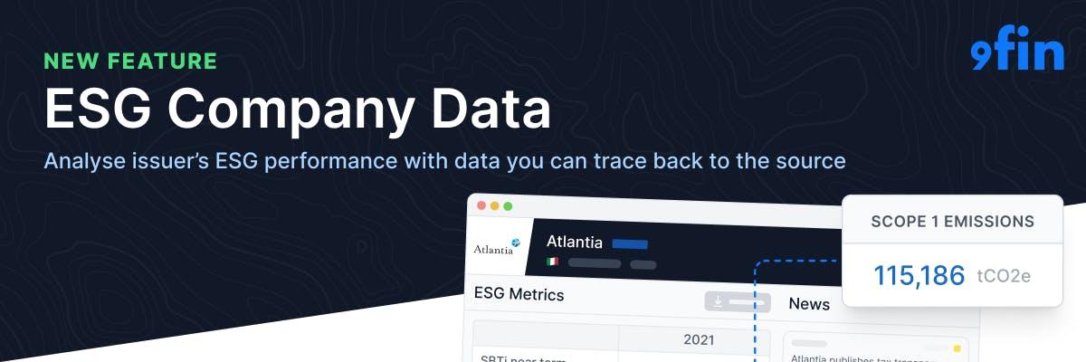 Introducing 9fin’s ESG Company Data