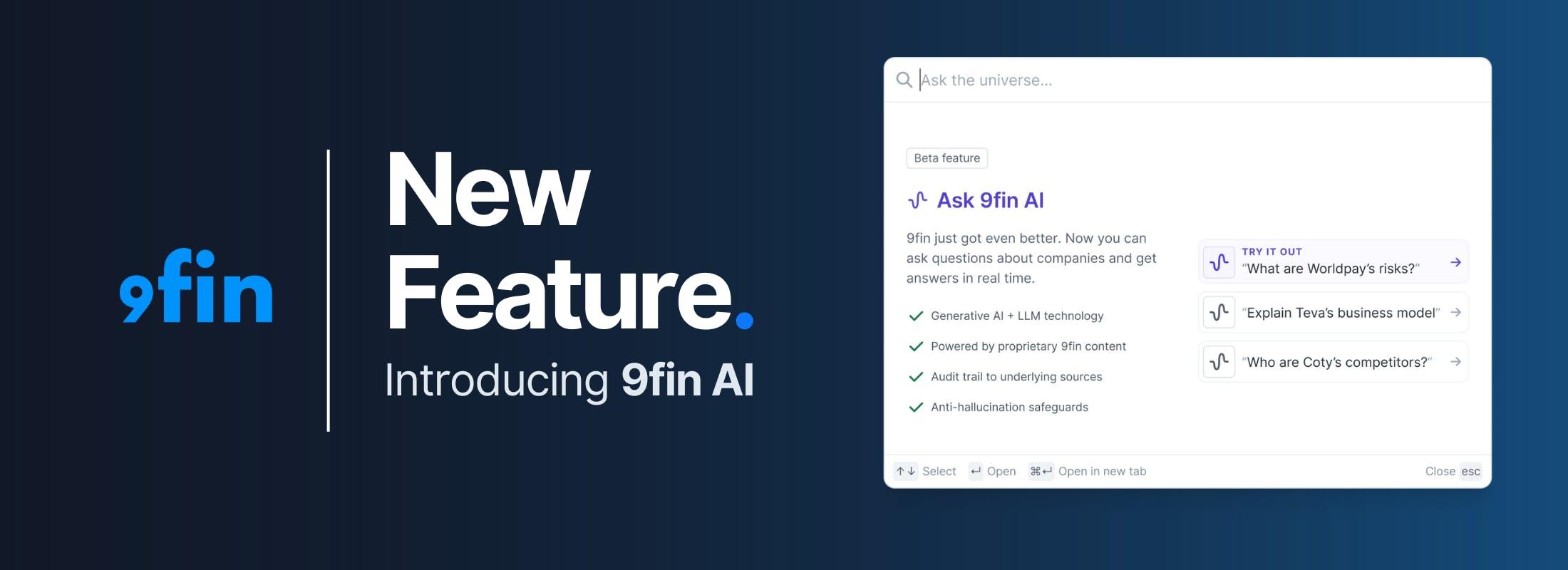 Announcing “9fin AI” — GPT for LevFin